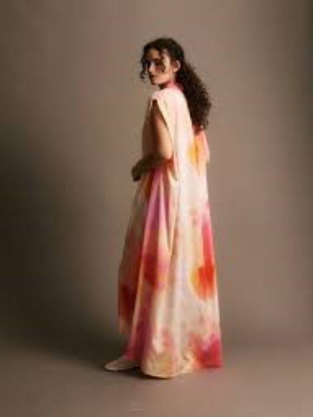 JIJI Studio Paris Erwan Floral Watercolor Dress S (Runs Oversized)